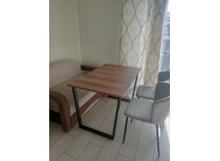 Стол Лота Лофт 140 25 мм юта / белый матовый фото покупателя 30