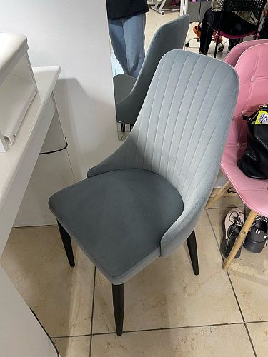 Стул на металлокаркасе Kora gray / black фото покупателя 441