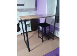 Барная стойка Дилан Лофт 120х40х90 бетон светлый фото покупателя 190