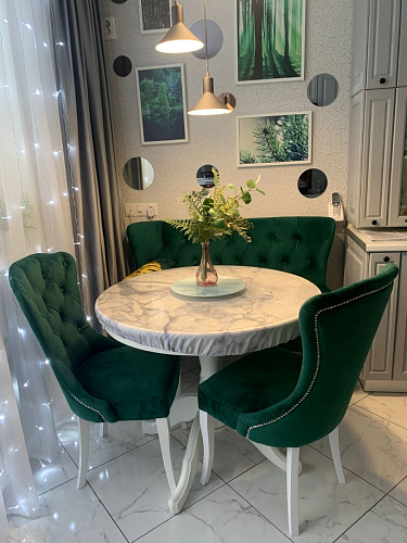 Деревянный стул Милано 1 бежевый / белый фото покупателя 73