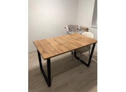 Стол Лота Лофт 140 25 мм юта / белый матовый фото покупателя 273