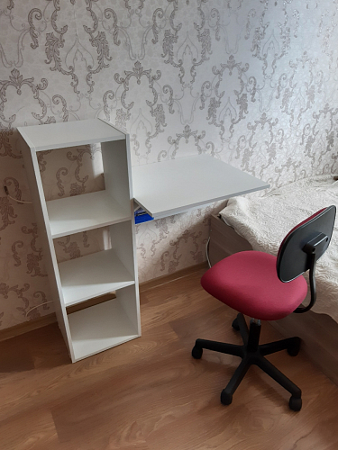 Откидной стол навесной СО1 дуб сонома / белый фото покупателя 6