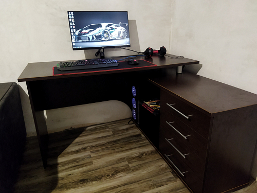 Компьютерный стол с тумбой КСТ-109 тумба слева фото покупателя 67