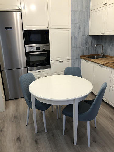 Стул на металлокаркасе Kora light purple / black фото покупателя 2