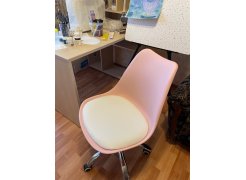 Компьютерное кресло Kolin с подушкой clear / white фото покупателя 274