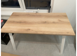 Стол Тринити Лофт 120 32 мм бетон / черный матовый фото покупателя 155