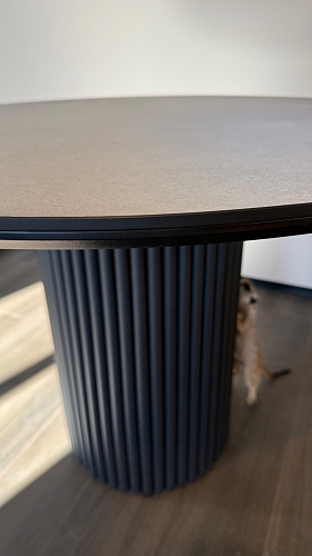 Керамический стол Барел 110 patagonoa bianco repose / черный фото покупателя 10