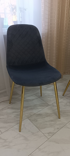 Стул на металлокаркасе Dabl 01 champagne / gold фото покупателя 132