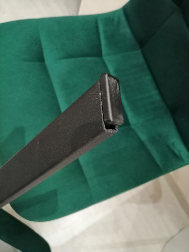 Стул на металлокаркасе Чилли синяя ткань / белый фото покупателя 1068