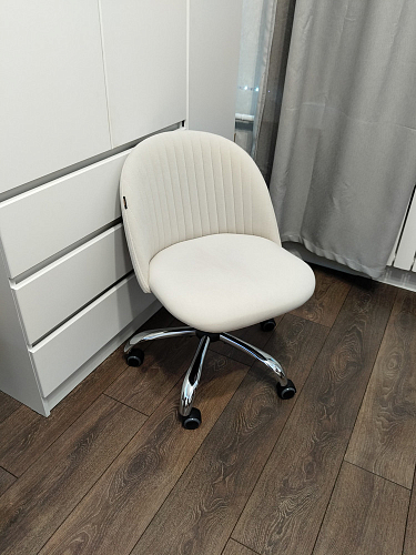 Компьютерное кресло Melody молочное фото покупателя 103