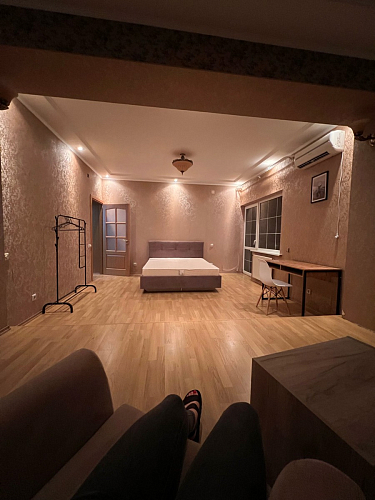 Письменный стол Леон Лофт черный матовый / дуб вотан фото покупателя 177