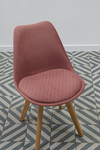 Деревянный стул Bonuss light purple / wood из шоурума 1