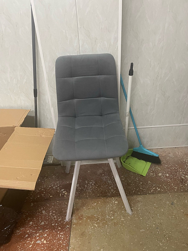 Стул Чилли 2 темно-серый  / черный фото покупателя 1436