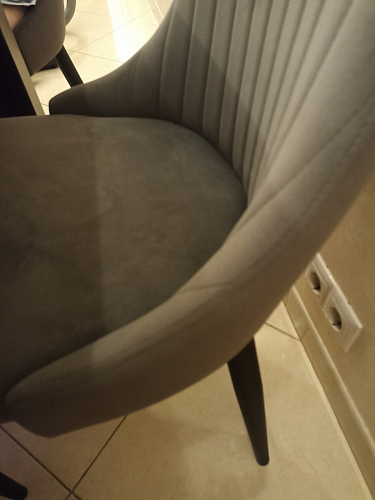 Стул на металлокаркасе Kora black / gray фото покупателя 292