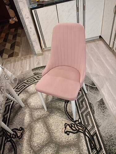 Стул на металлокаркасе Kora light blue / white фото покупателя 378