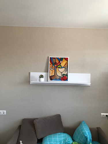 Полка Бэль 10.107 белый премиум фото покупателя 7