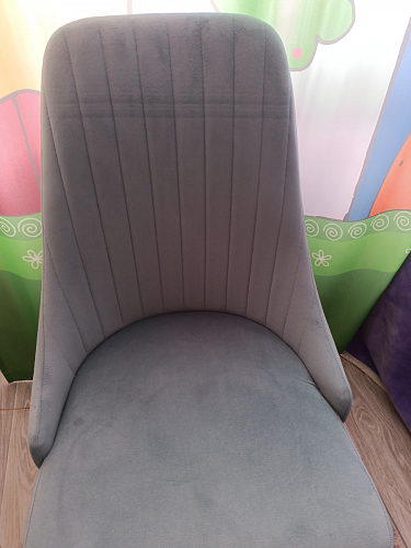 Стул на металлокаркасе Kora light purple / black фото покупателя 29