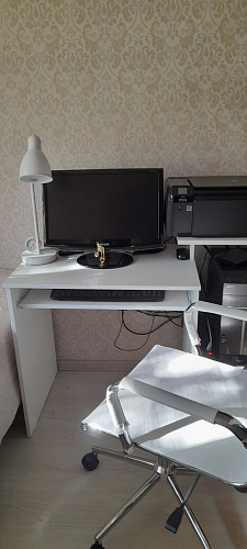 Компьютерный стол Джаз-24 левый дуб сонома фото покупателя 96