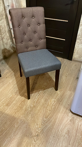 Деревянный стул Amelia 01 grey / white фото покупателя 2