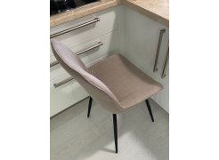 Стул на металлокаркасе Вейв светло-серый (hl 63) / 10К черный каркас фото покупателя 291