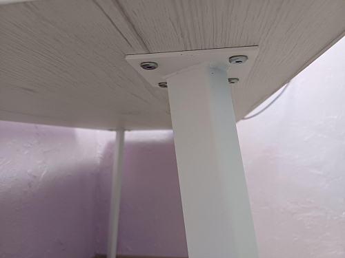 Стол Тринити Лофт 120 32 мм дуб галифакс табако / черный матовый фото покупателя 128