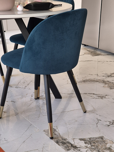 Стул на металлокаркасе Gabi gray / black фото покупателя 614