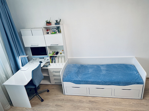 Компьютерный стол КСТ-14П белый правый  - Уцененный экземпляр фото покупателя 7