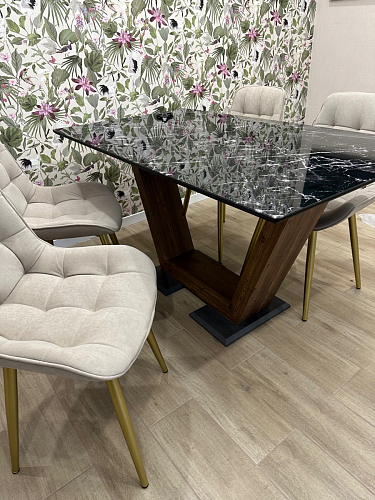 Стол Иматра 140 белый / дуб вотан фото покупателя 2