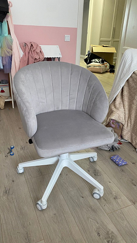 Компьютерное кресло Пард confetti silver серый / черный фото покупателя 191