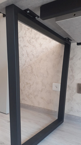 Стол раскладной Лота Лофт 120 25 мм юта / черный матовый фото покупателя 559