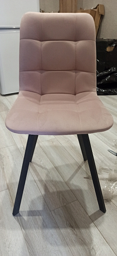 Стул на металлокаркасе Чилли светло-серый / белый каркас фото покупателя 388