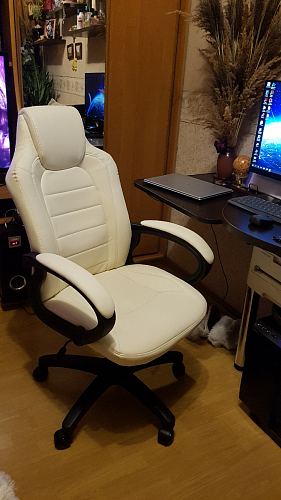 Компьютерное кресло Kadis кремовое фото покупателя 71