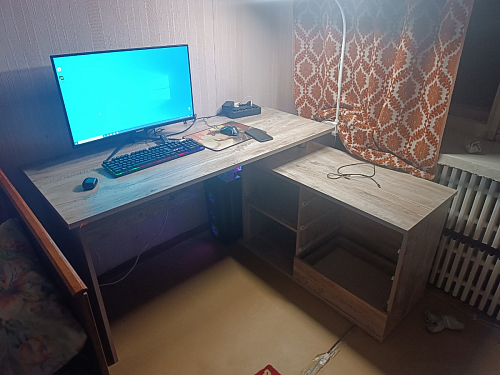 Компьютерный стол КСТ-109Л венге фото покупателя 87