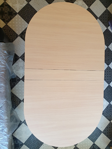 Стол обеденный раздвижной СтК12 дуб молочный фото покупателя 29