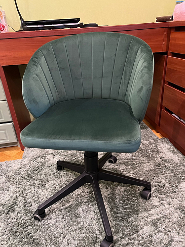 Компьютерное кресло Пард confetti silver серый / черный фото покупателя 65