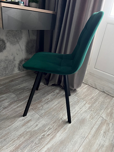 Стул на металлокаркасе Чилли К кирпичный / черный фото покупателя 175