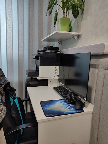 Компьютерный стол Джаз-24 левый дуб сонома фото покупателя 132