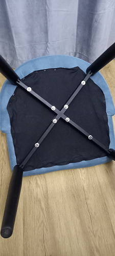 Стул на металлокаркасе Kora dark gray / black фото покупателя 98