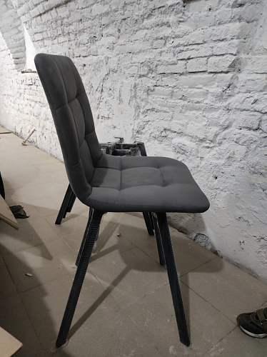 Стул на металлокаркасе Чилли зеленый / белый каркас фото покупателя 246