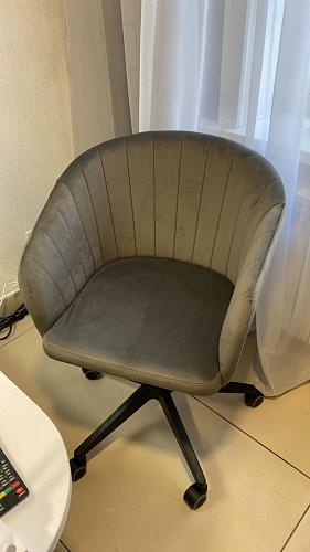 Компьютерное кресло Тибо светло-коричневый / белый фото покупателя 113