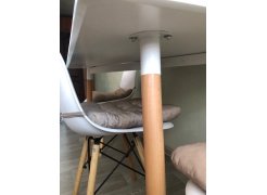 Стол Table 120 white / wood фото покупателя 2