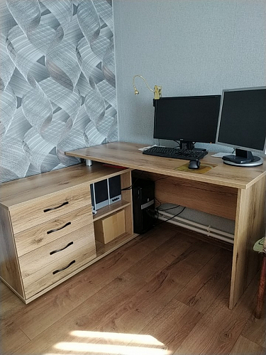 Компьютерный стол с тумбой КСТ-109 тумба слева фото покупателя 20