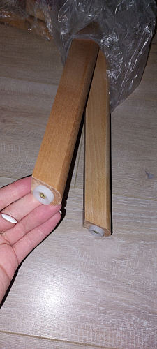 Стул Bonuss blue / wooden legs фото покупателя 134