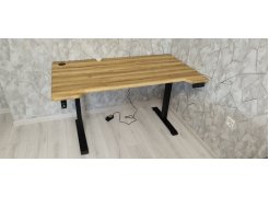 Компьютерный стол Маркос 140х80 зеленый / черный фото покупателя 54