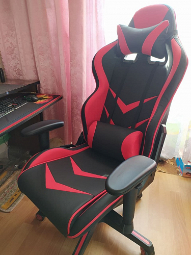 Компьютерное кресло Racer черное / бежевое фото покупателя 14