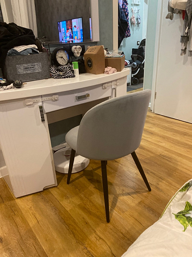 Стул на металлокаркасе Gabi-1 wine red / black фото покупателя 179