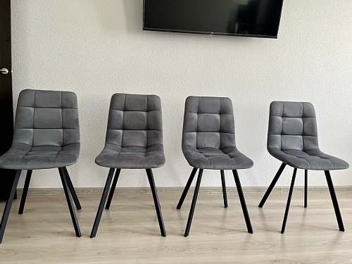 Комплект стульев Чилли 2 шт бежевый / черный фото покупателя 770