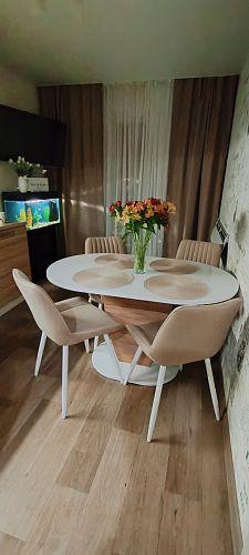 Стул на металлокаркасе Седа К кирпичный / черный фото покупателя 186