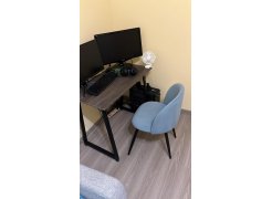 Стул на металлокаркасе Gabi green / black фото покупателя 174