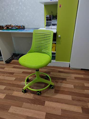 Компьютерное кресло Kiddy/Кидди бирюзовое ткань (сетка) фото покупателя 38